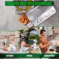 thumbnail image 7 of 120 Mylar Bags with Oxygen Absorbers – 9 Mil, 1 Gallon to 1 Pint, Zipper Resealable + Labels – Food Storage – Home Decor, Kitchen, & Other, 7 of 7