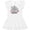 AA-White, variant on Inktastic My Mom is a Nurse Girls Baby Dress