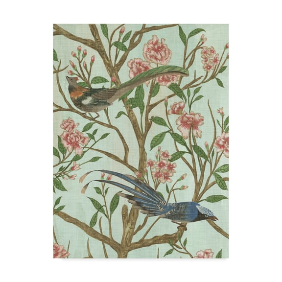 Trademark Fine Art 'Delicate Chinoiserie II' Canvas Art by Melissa Wang