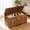 Brown, variant on Ataucjin Storage Bench, 39.3” Retro Wooden Storage Chest with U-Shaped Cut-Out Pull, Toy Chest, Supports 300 lb Sturdy Entryway Bench for Bedroom, Living Room