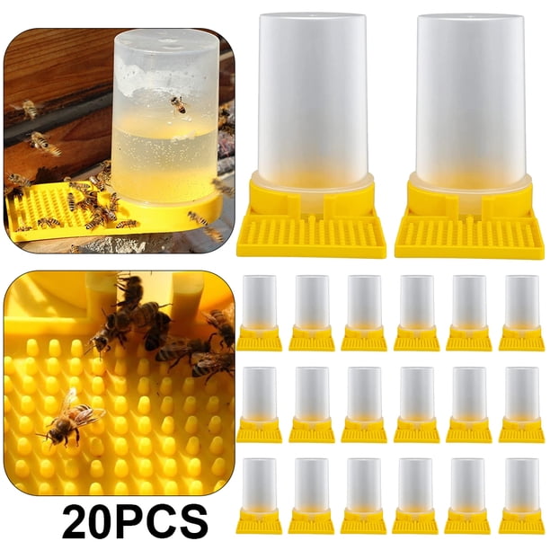 JShteea Alimentador Apicultura Bebedero Ligero para Abejas Suministros para Apicultor