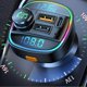 thumbnail image 5 of FM Transmitter, Bluetooth, Dual USB Car Charger, 7 Colors, High-Performance Stereo, Universal Fit, 5 of 5
