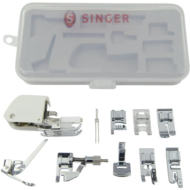 SINGER Sewing Machine Accessory Kit, Including 9 Presser Feet, Twin