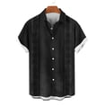 thumbnail image 4 of Guluxicc Men's Beach Tops Button Down Collared Short Sleeve Shirts Regular Fit Summer Vacation Outdoor Casual Tops, 4 of 6