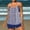 Blue, variant on Plus Size Tankini Swimsuits for Women, Athletic 2 Piece Bathing Suits Swim Tops with Boyshorts Dark Blue Size XL