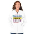 thumbnail image 3 of Retro 90s Millennial Support Group Zip Up Hoodie Men's Women's Brisco Brands S, 3 of 6