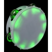 LED Round Tambourine - Green