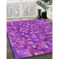 thumbnail image 2 of Ahgly Company Indoor Rectangle Patterned Crimson Purple Area Rugs, 7' x 9', 2 of 6
