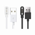 thumbnail image 1 of ccwonima Compatible with RUIMEN Smart Watch Charger, Magnetic USB Charging Cable Replacement Charger Cable Compatible with RUIMEN D1 1.85" Smart Watch (2 Pack-Black+White), 1 of 1