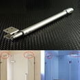thumbnail image 4 of Shisuyan Frameless Shower Glass Panel Support Bar Shower Door Fixed Panel Support Bracket, 4 of 9