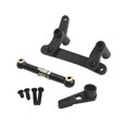 thumbnail image 3 of Almencla 1/16 RC Car Steering Components RC Car Supplies DIY Accessories Replacement Upgrades Parts for 16103-q132C Q130B 16104 RC SUV Black, 3 of 8