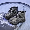 thumbnail image 2 of YOUYEDIAN Girls Boots Casual Fashion Lace Up Zipper Waterproof Ankle Leather Booties, 2 of 5