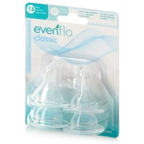 Evenflo Classic Bottle Nipples, 12 Count, Fast Flow