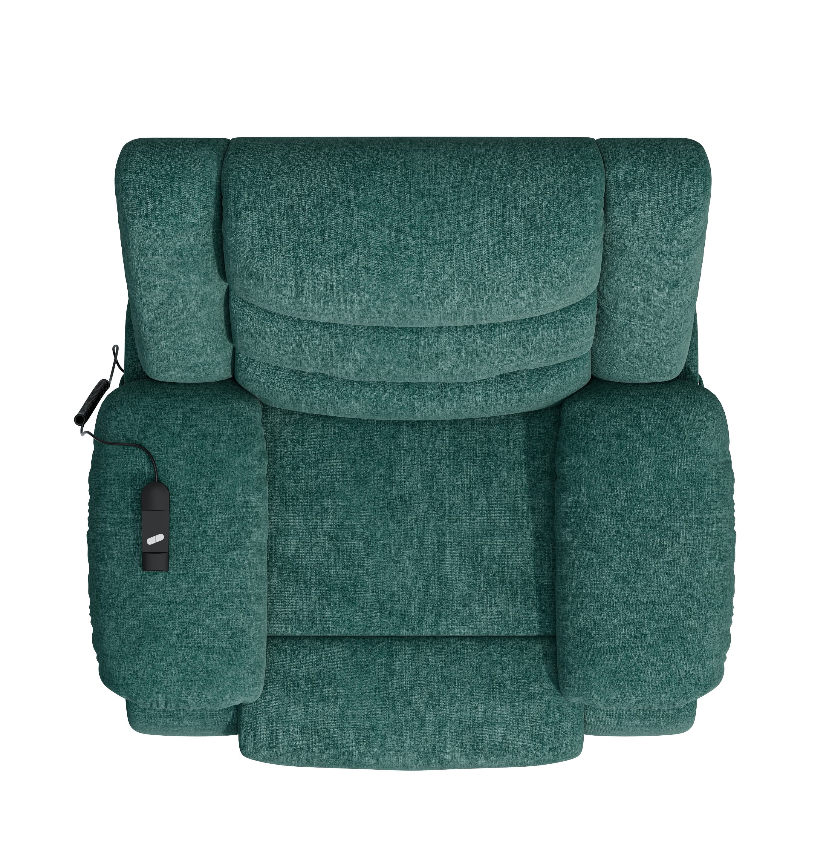 Homesvale Power Lift and Recliner Chair, Jade Green Chenille, For Living Room & Bedroom