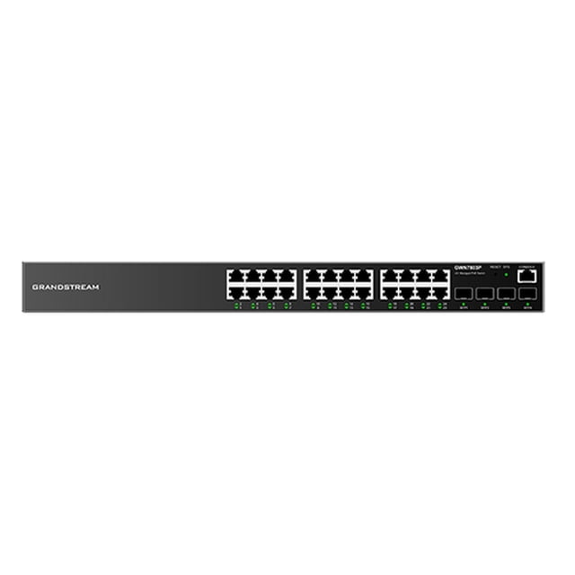 Switch Grandstream GWN7803P, Gris, 360 W, 24 + 2 SFP