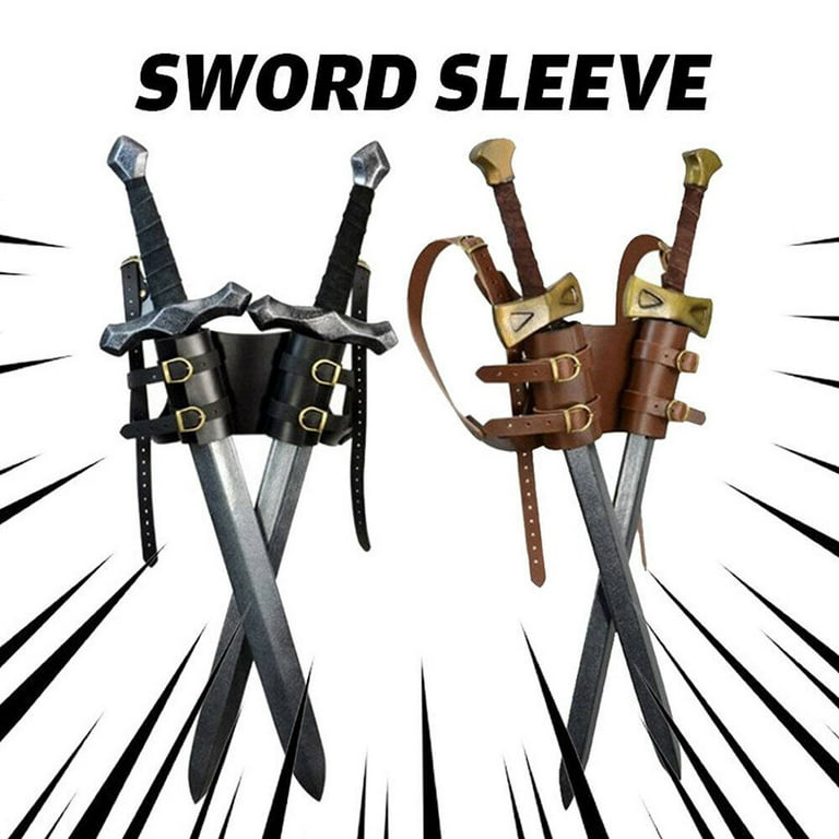 Dual Sword Back Scabbard Holder Harness