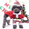 thumbnail image 4 of Disfraces navideños para mascotas, Disfraces navideños para perros Disfraces divertidos para gatos Vestir ropa de fiesta Cachorros Abrigos para perros de Año Nuevo Cosplay,S, 4 of 5