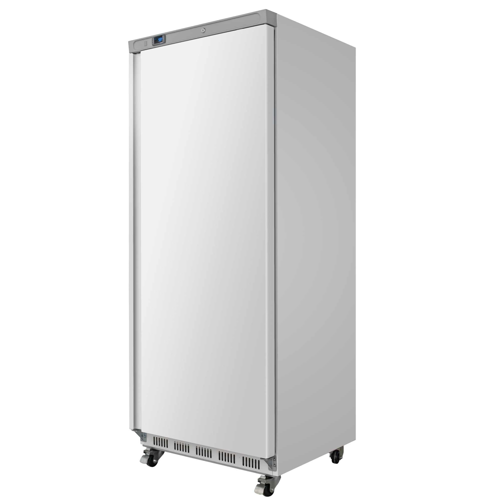 30 in. Commercial One Door Convertible Reach-In Refrigerator/Freezer with 25 Cu. Ft. Capacity in White, ETL Listed (KM-RIC-1DWH)