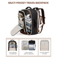 thumbnail image 4 of Mochila de viaje LOVEVOOK 50 L para mujer con 3 cubos de embalaje, 4 of 7