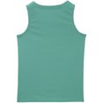 thumbnail image 5 of Miutii Kids Boys Girls Sleeveless Vest Tank Basketball Tops Crew Neck Fitted Quick-Drying Breathable Green XL, 5 of 9