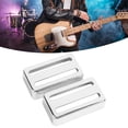 thumbnail image 1 of Guitar Pickup Shell, 2Pcs  Heat Dissipation Electric Guitar Pickup Cover Durable  for Instrument Black,Silver,Gold, 1 of 7