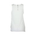 thumbnail image 2 of bar III Womens Sharkbite Hem Knit Blouse, White, Medium, 2 of 3