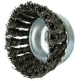 thumbnail image 2 of Vortec Pro® Knot Wire Cup Brush, 3 in Dia., 5/8-11 Arbor, .02 in Carbon Steel Wire, 2 of 2