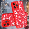 thumbnail image 3 of Funda para iPhone 13 Pro Max Cinysnt de silicona navideña, 3 of 7