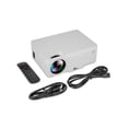 thumbnail image 4 of Proyector Portatil Qian 200 Ansi Lúmenes Resolución 1280 X 720 Wifi Bluetooth HDMI USB Bocina 3W, 4 of 11