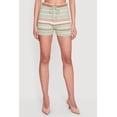 thumbnail image 3 of Women's Striped Drawstring Shorts, 3 of 4