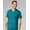 Teal, variant on Maevn Unisex Core V-Neck TopPewter, XX-Small