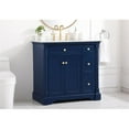 thumbnail image 2 of Elegant Kitchen and Bath 36 inch Single bathroom vanity in  Blue, 2 of 8