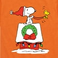 thumbnail image 3 of Peanuts - Snoopy & Woodstock House Sleigh - Toddler And Youth Short Sleeve Graphic T-Shirt, 3 of 7