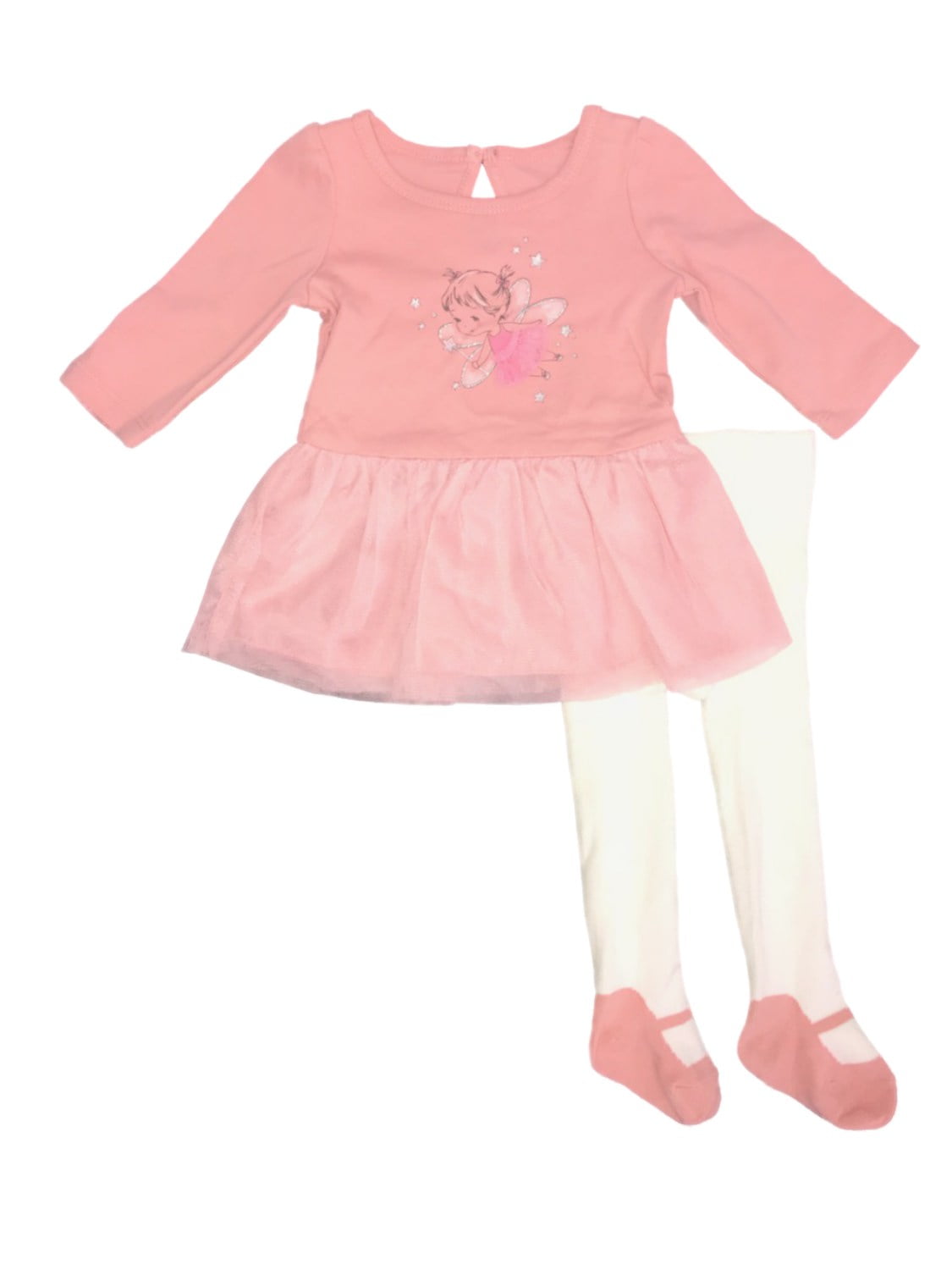 baby dress and tights set