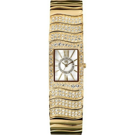 Rhino by Marc Ecko Women's White MOP Dial Watch, Gold-Tone