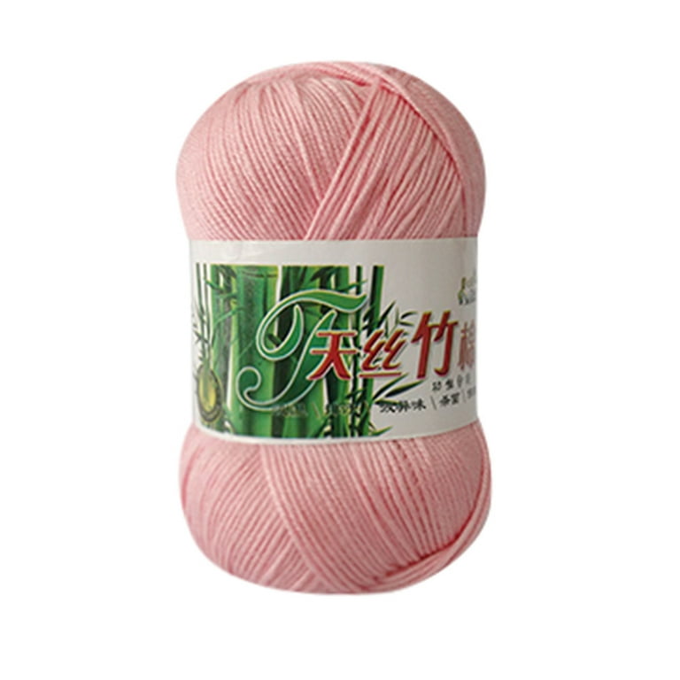 Yubnlvae DIY Knitting Soft Bamboo Crochet Natural Wool Knitting Yarn  Knitwear 100% 50g Cotton Warm Home Textiles A