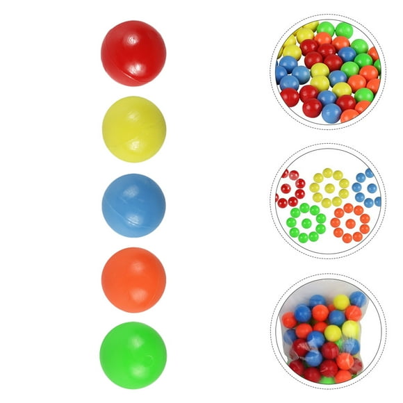 100 Pcs Balles Colorées pour Fosse à Balles Tout-Petits Éducation Divertissement