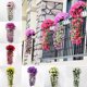 thumbnail image 1 of Flor de simulación glicina cesta colgante simulación violeta colgante de pared boda decoración del hogar flor falsa simulación flor vid A1 rosa rojo, 1 of 4