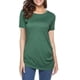 thumbnail image 2 of Camiseta Ocasionales Botón Para Vacaciones Salidas Ocasionales Oficina SG jinwen  Camiseta de algodón para mujer, 2 of 8