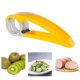 thumbnail image 2 of Rebanador de plátano de acero inoxidable, divisor de fruta, jamón y pepino, 2 of 8