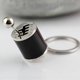 thumbnail image 3 of Auto Part Model Gear Box Keychain Six-speed Manual Transmission Shift Lever Keyring Key Chain Ring Keyrings Keyfob (black) Banmo, 3 of 3