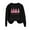 Black, variant on IROINNID Christmas Sweatshirts for Women Crewneck Long Sleeve Christmas Printed Pullover Loose Fitting Shirt,Black