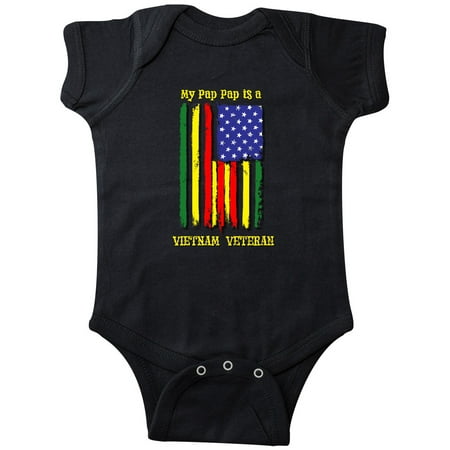 

Inktastic My Pap Pap is a Vietnam Veteran Gift Baby Boy or Baby Girl Bodysuit