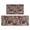 Pioneer Flower Floral-1, variant on Pioneer Flower Floral Print Pattern Kitchen Rugs Sets Of 2, Anti Fatigue Non Slip Washable Floor Mats for Kitchen Sink Laundry, 17X30 Inch   17X47 Inch