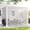 White, variant on Mirador 111S Outdoor Pergola Aluminum Deco Wall Skyline 1/3 10' Side, Dark Grey (Not Pergola)