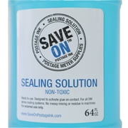 Pitney Bowes 608-0 Compatible E-Z Seal Sealing Solution - 4 Half Gallon Bottles