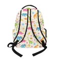 thumbnail image 3 of Xixirimido Cartoon Dinosaur Stars Planets Print Kids School Bag 17" Backpack for & Girls Lightweight Large Capacity Bookbag for Elementary Middle High School Students, 3 of 8
