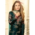 thumbnail image 3 of Ready to Wear Designer Indian Pakistani Shalwar Kameez Trouser Pant Suits ( Teal Blue, 3XL - 48 ), 3 of 6