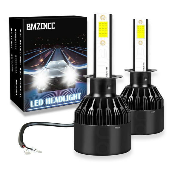 For Yamaha YZF R1 2004 2005 2006 2X H1 LED Headlights Bulbs 55W 6000K White