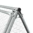 thumbnail image 5 of vidaXL Chicken Cage Silver 400x105x91 cm Galvanised Steel, 5 of 5